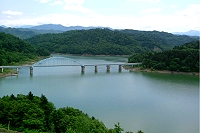 桂沢湖の写真
