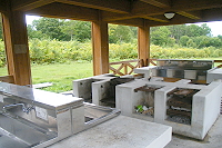 炊事棟（野営場）の写真