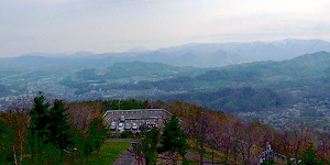 藻岩山山頂からの風景写真