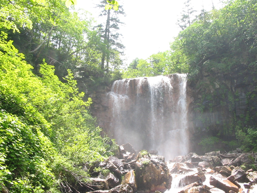 赤岩の滝の風景写真