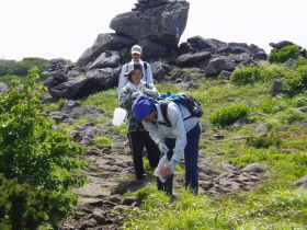 暑寒別岳の清掃登山