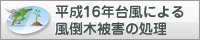 平成16台風による風倒木被害の処理