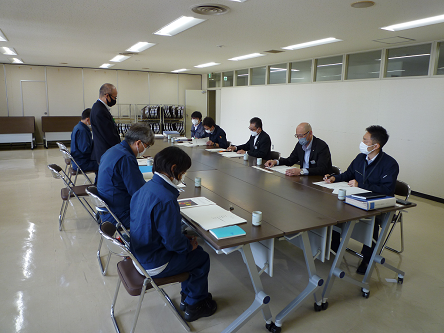 利尻町林政連絡会議の様子