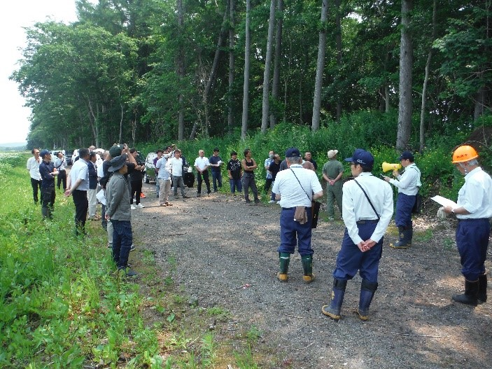 ３町農民組織研修会現地見学会