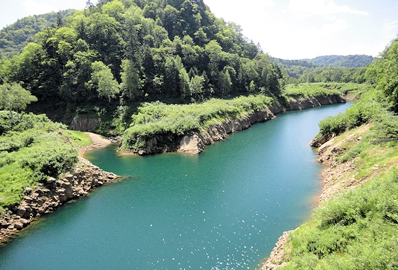 札幌市の水源、定山湖とその国有林