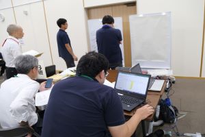 間伐材積や販売金額、必要な事業経費など、因子を精査して収支の計算を行います