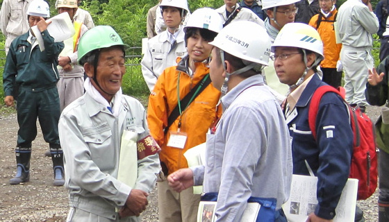 指導林家の宮崎氏との意見交換