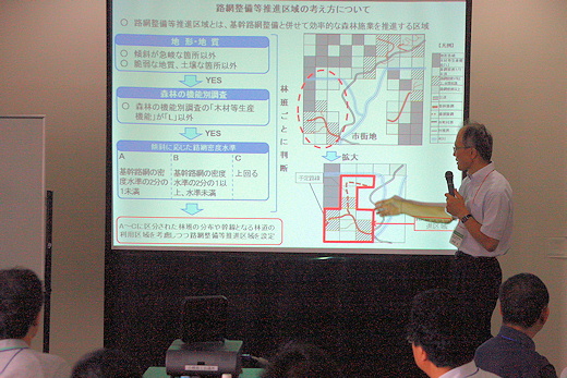 森林のゾーニングに関する講義