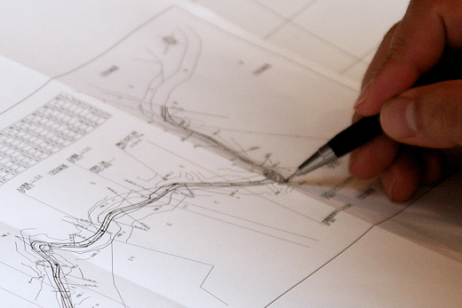 林業専用道の調査設計（島松作業道）5