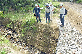 島松作業道実習風景2