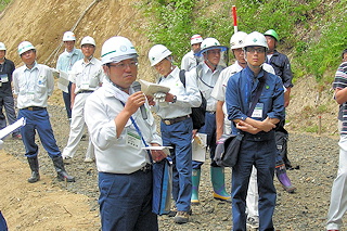 島松作業道実習風景5