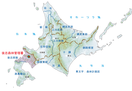 北海道森林管理局 所管する国有林の概要