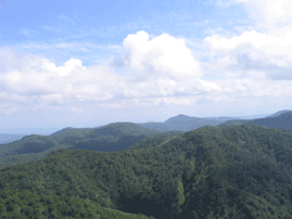 大平山から寿都方向を望む（島牧村）