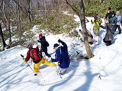 新雪の中にソレっ!