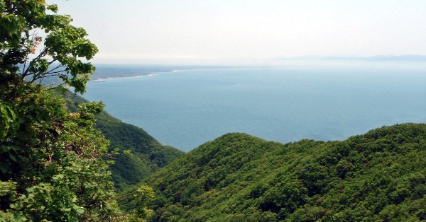 日本海を望む（厚田方面）