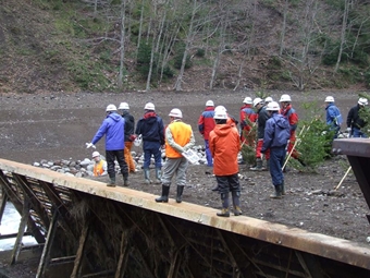 赤イ川治山改良工事箇所