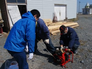 消火ポンプの点検