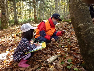 子どもたちと積極的に関わる若手の橋本（翔）、橋本（夏）、多田技官