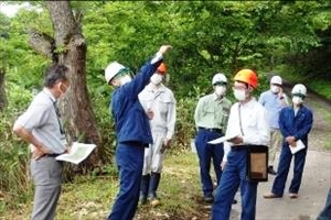 森林整備について意見交換