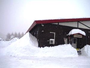 ２６日(月)の雪の山