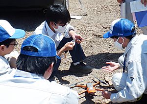 ドローンの実習は一番人気