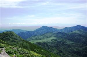 山頂からの景色