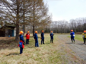 林野火災空中消火対策要領の説明