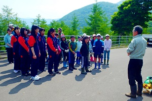 馬場赤井川村長からの挨拶