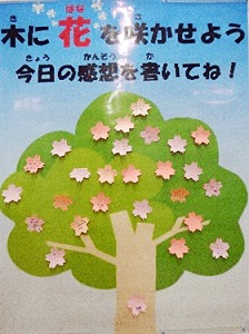 木に花を咲かせよう