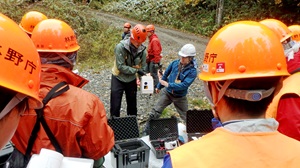 現場_演習林で使用している地上LiDARの紹介