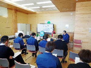 署内職員全員への周知の様子