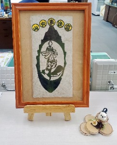 リーフアートのモデルは短編映画に登場するまといリス