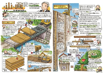 お山ん画「土木における国産材活用編」