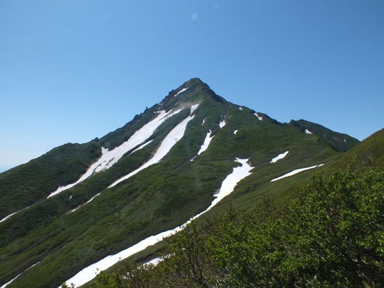長官山から