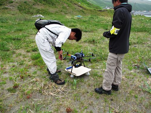 準備作業中