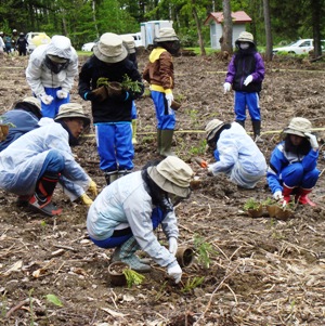 月形町開町130年記念植樹会