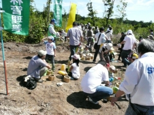  「北ガス緑の森」植樹祭