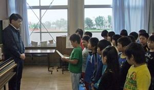 児童代表植樹宣言