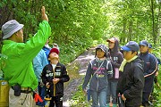 森林博士から森の説明を聞きました