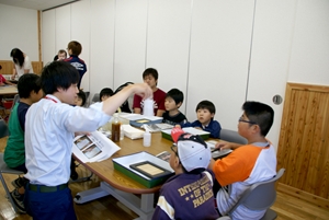 紙すきの手順を説明