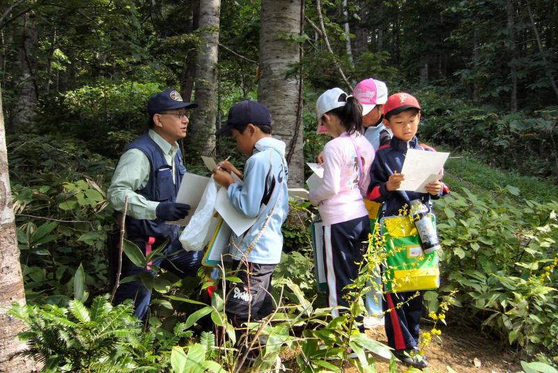 社会の授業で習った地図記号を使って説明