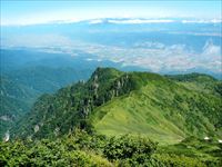十勝連峰方面