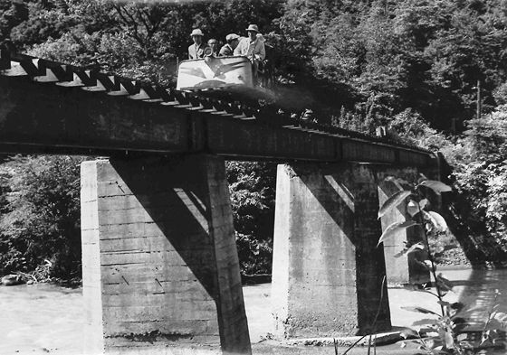 2號橋 スパン41米 2・600米の地点