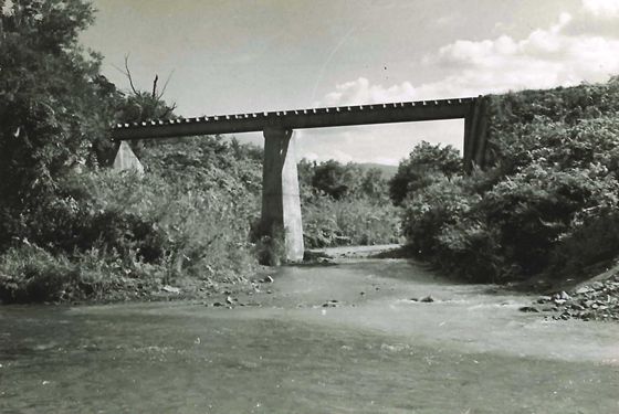 菊面澤合流点 8、500米の地点