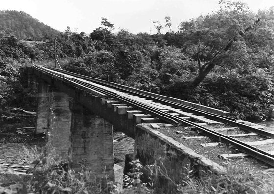 4號橋 スパン37米26。12粁300地点