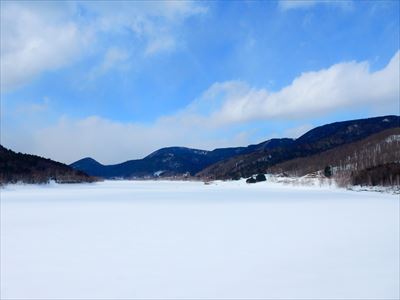 置戸町のおけと湖