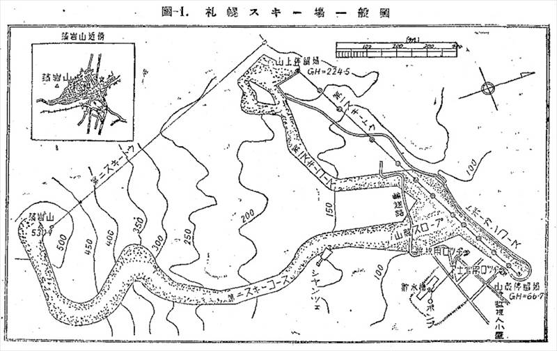 札幌スキー場全体計画図