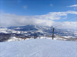 ひらふエリアから見た羊蹄山