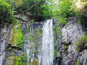 山彦の滝の近景
