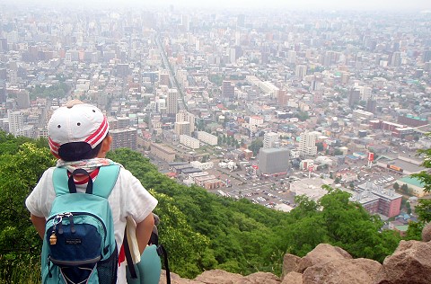 円山山頂からの景色